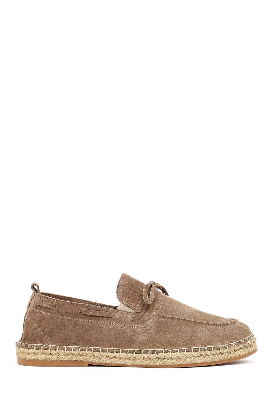 Men's Mink Suede Leather Espadrille 26SFD616310 | Derimod