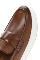 Men's Tan Leather Loafer | Derimod