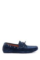 Erkek Lacivert Süet Deri Casual Loafer | Derimod