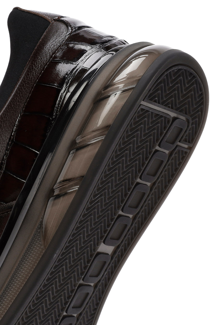 Men's Brown Lace-Up Leather Casual Sneaker