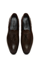 Erkek Deri Örgü Detaylı Klasik Loafer | Derimod