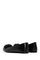 Women's Black Stone Ballet Ballet | Derimod