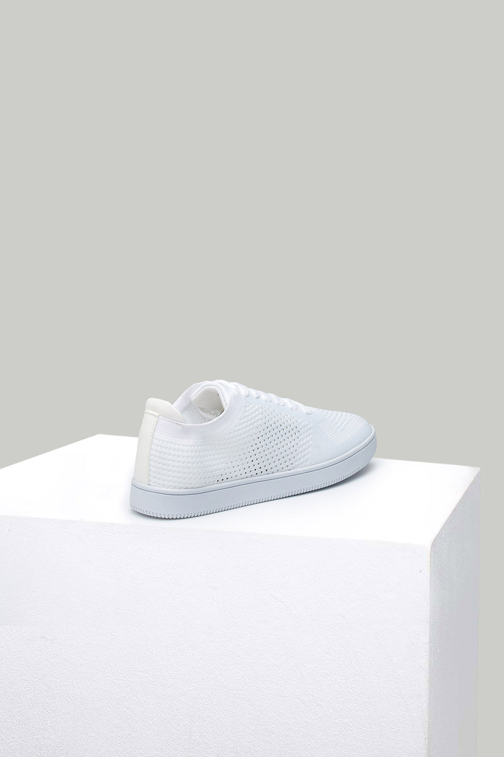 Beyaz Kumaş Kadın Sneaker
