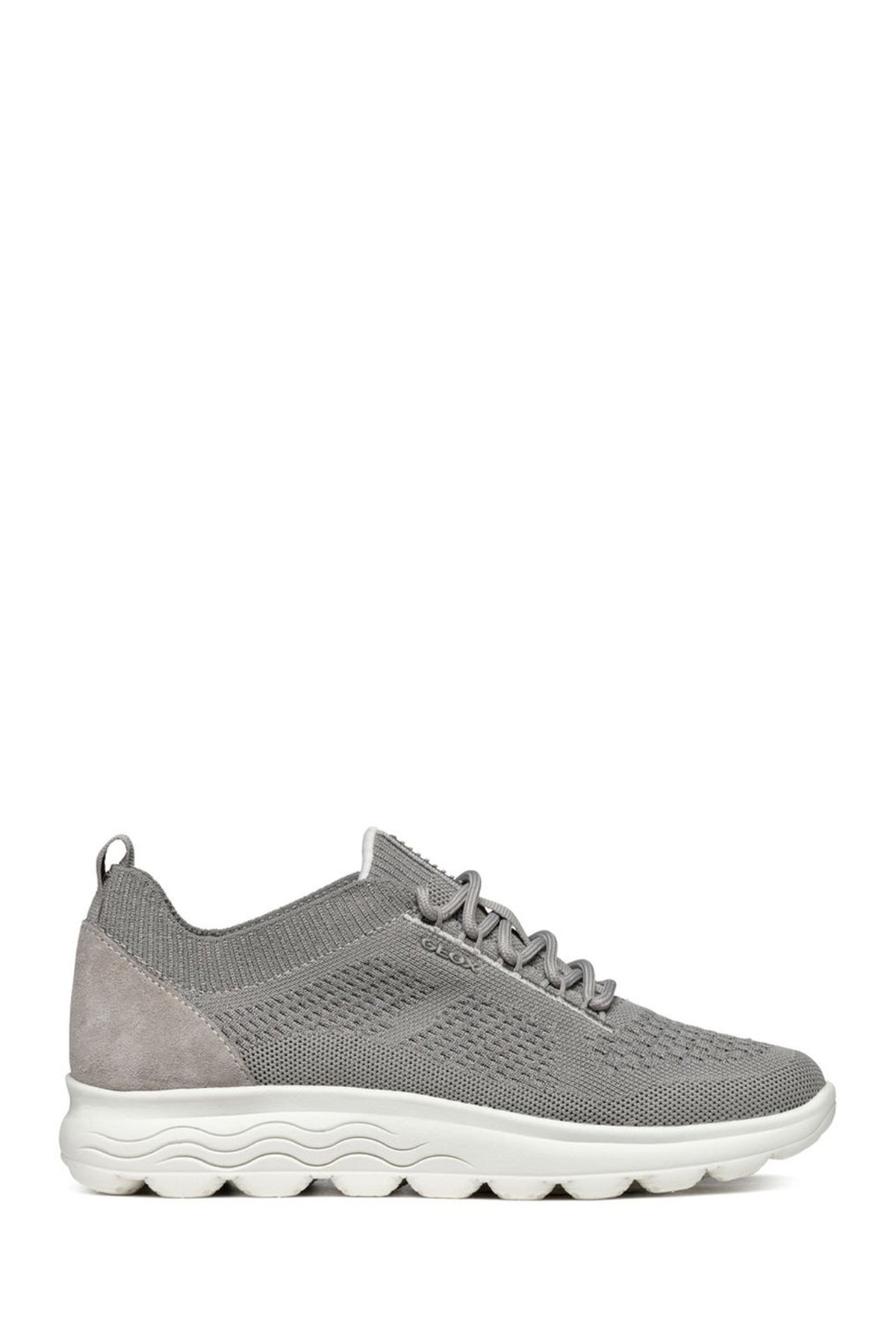 Geox Women's Gray Spherica Lace-up Fabric Sneaker D15NUA09T22C5097 | Derimod