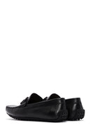 Men's Black Leather Loafer | Derimod