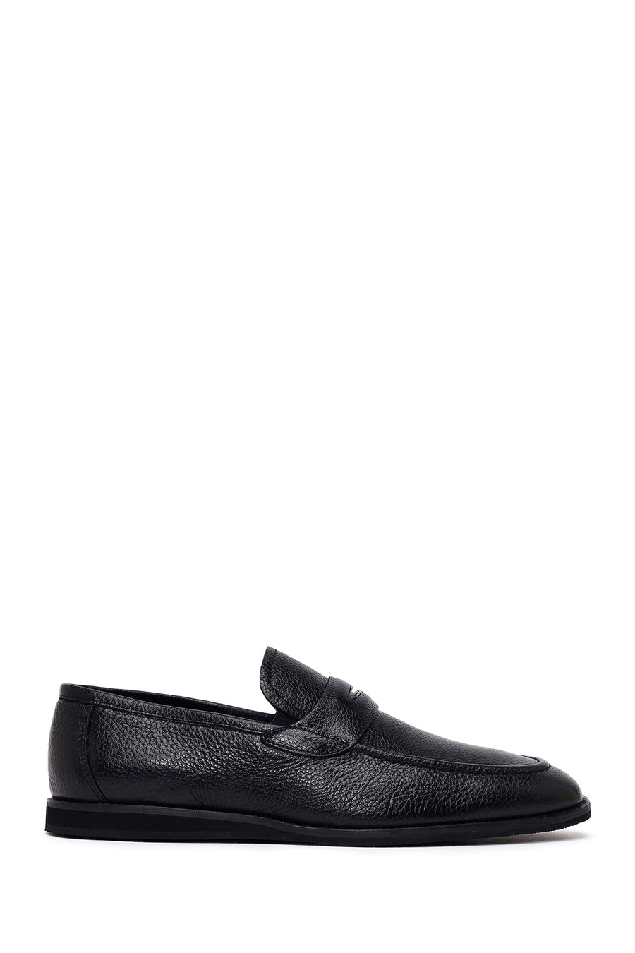Male Black Leather Classic Loafer 26SFD6014FT | Derimod