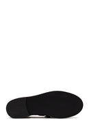 Kadın Bordo Tokalı Süet Deri Maskülen Loafer | Derimod