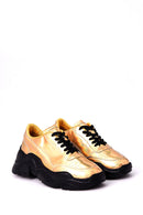 Women's High-Sole Sneaker | Derimod