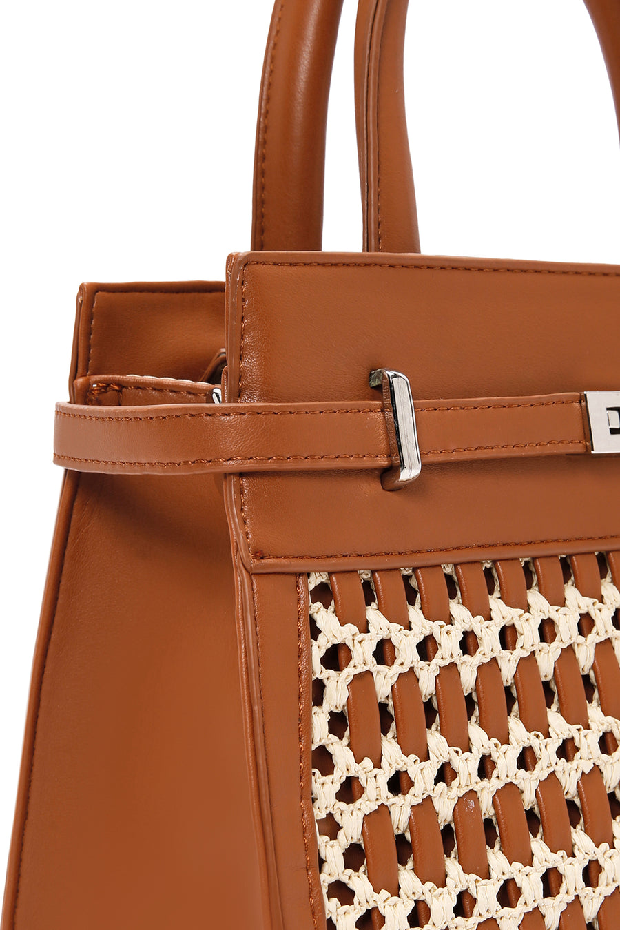 Women's Tan Long Strap Shoulder Bag