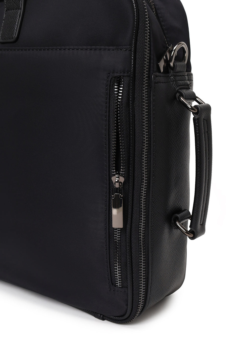 Male Black Fabric Briefcase