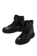 Men's Black Leather Boots | Derimod