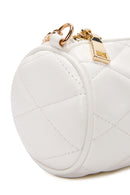 Women's White Long Strap Quilted Crossbody Bag | Derimod