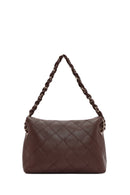 Women's Brown Printed Shoulder Bag | Derimod