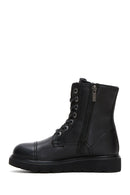 Harley Davidson Women's Black Tums Boot Leather Boots | Derimod