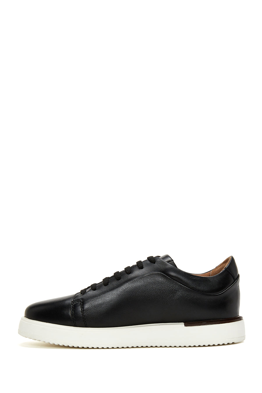 Men's Black Leather Sneaker