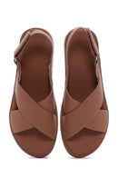 Kadın Taba Bilekten Bantlı Comfort Sandalet | Derimod