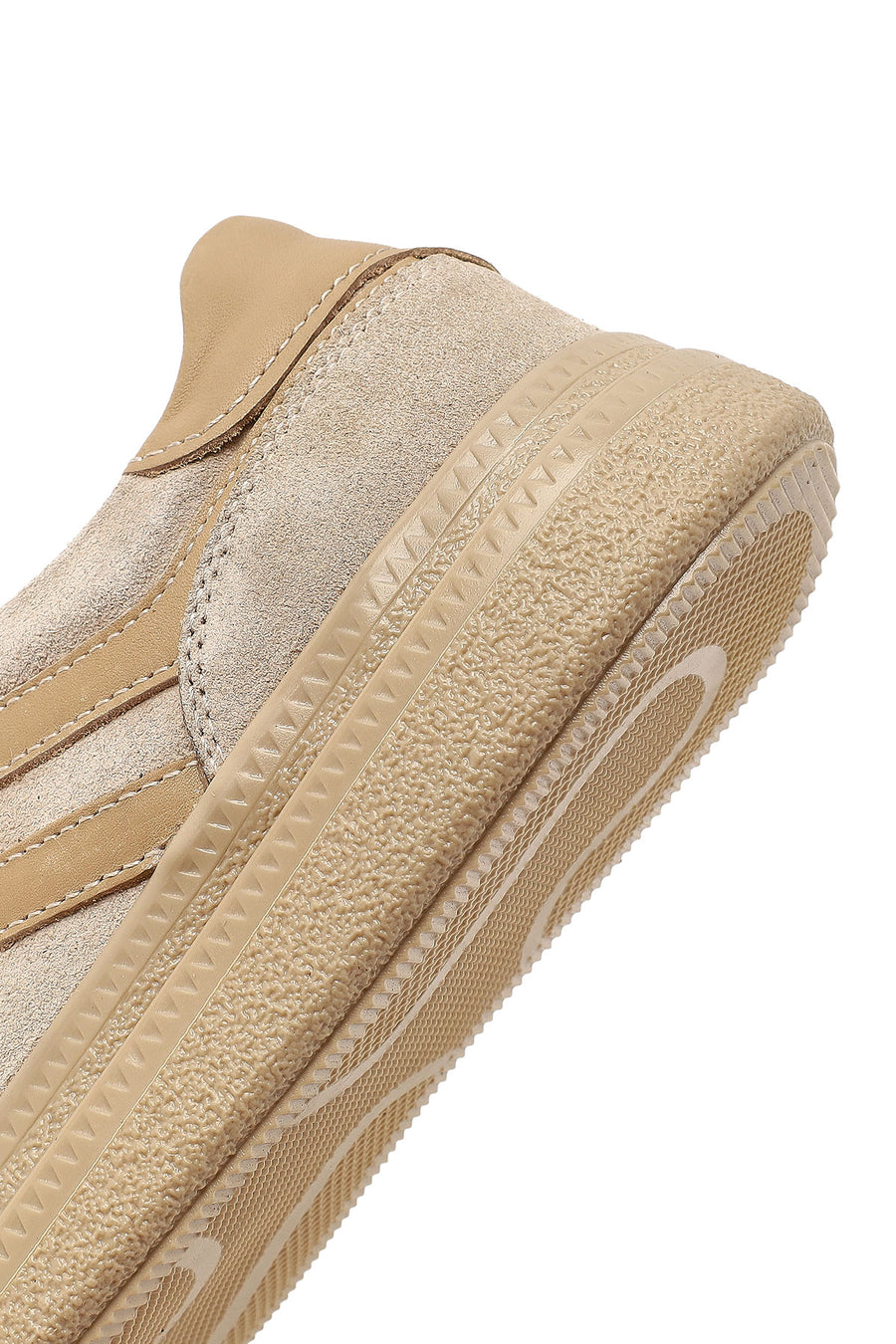 Kadın Bej Bağcıklı Süet Deri Sneaker