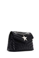 Women's Black Quilted Crossbody Bag | Derimod