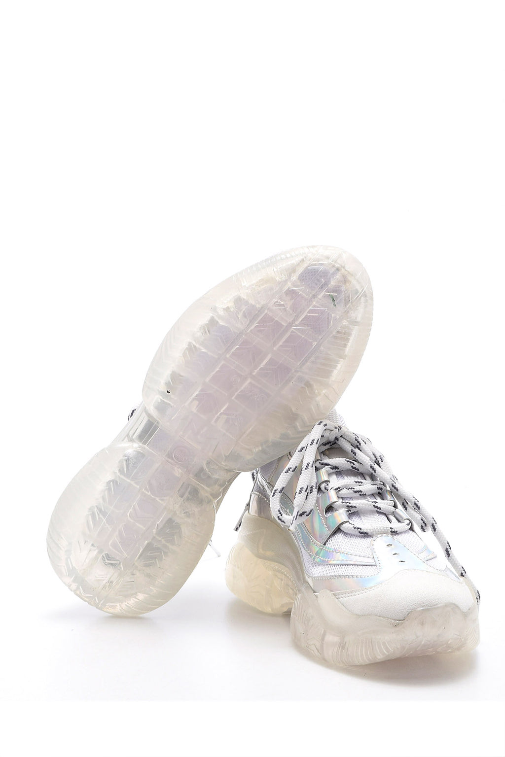 Kadın Şeffaf Tabanlı Sneaker