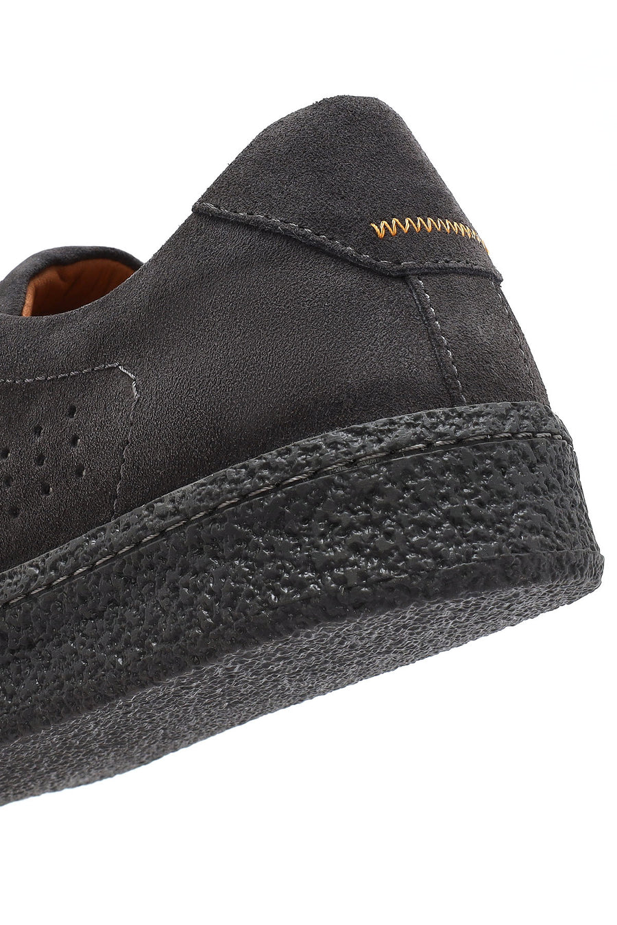 Men's Gray Lace-Up Suede Leather Sneaker