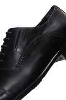 Men's Black Leather Oxford Classic Shoes | Derimod