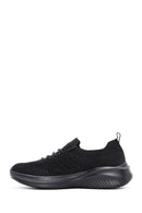 Derimod Zero Women's Black Lace-Up Thick Soled Sports Sneaker | Derimod