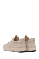 Derimod Fly Erkek Gri Bağcıklı Deri Casual Sneaker | Derimod