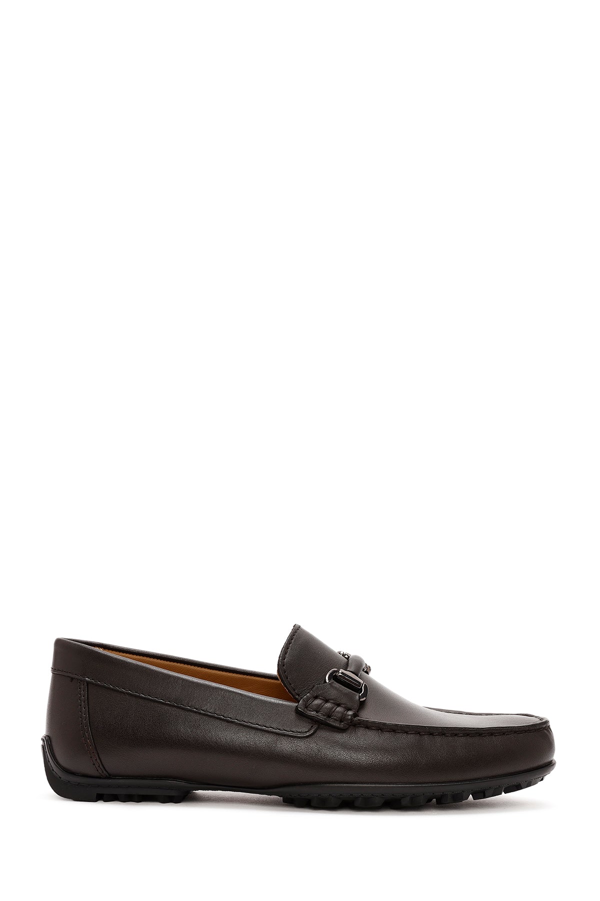 Geox Erkek Kahverengi Kosmopolis Deri Casual Loafer U45E5A00043C6009 | Derimod