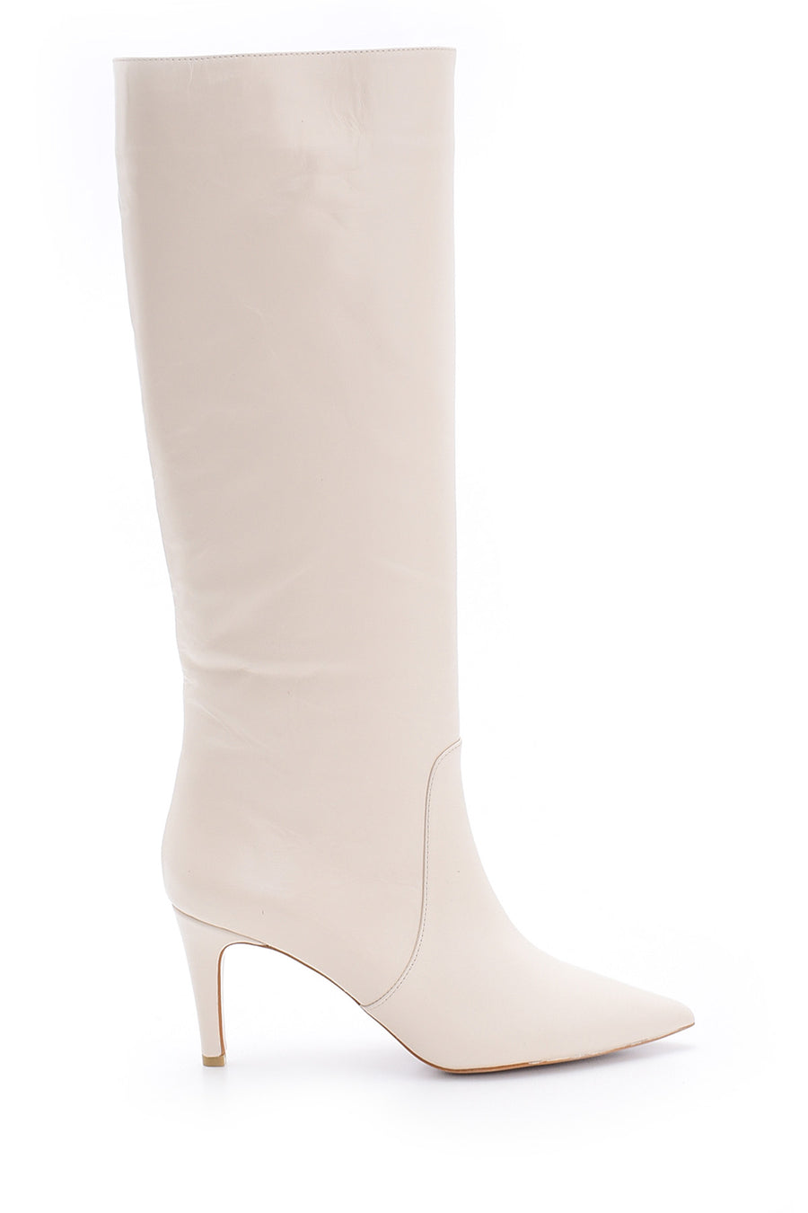 Women's Leather Heeled Boots 19WFD143918 | Derimod