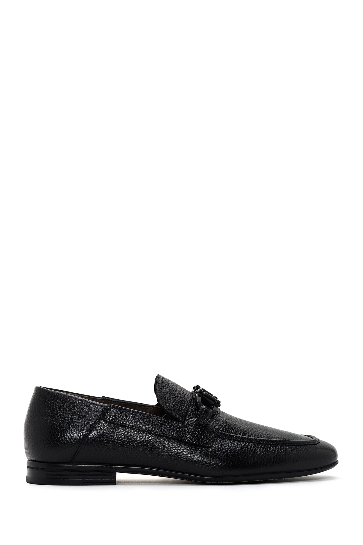 Men's Black Leather Loafer 24SFD6031FT | Derimod