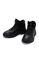 Men's Black Leather Sports Boots | Derimod