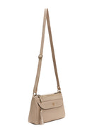 Woman Beige Long Strap Crossbody Bag | Derimod
