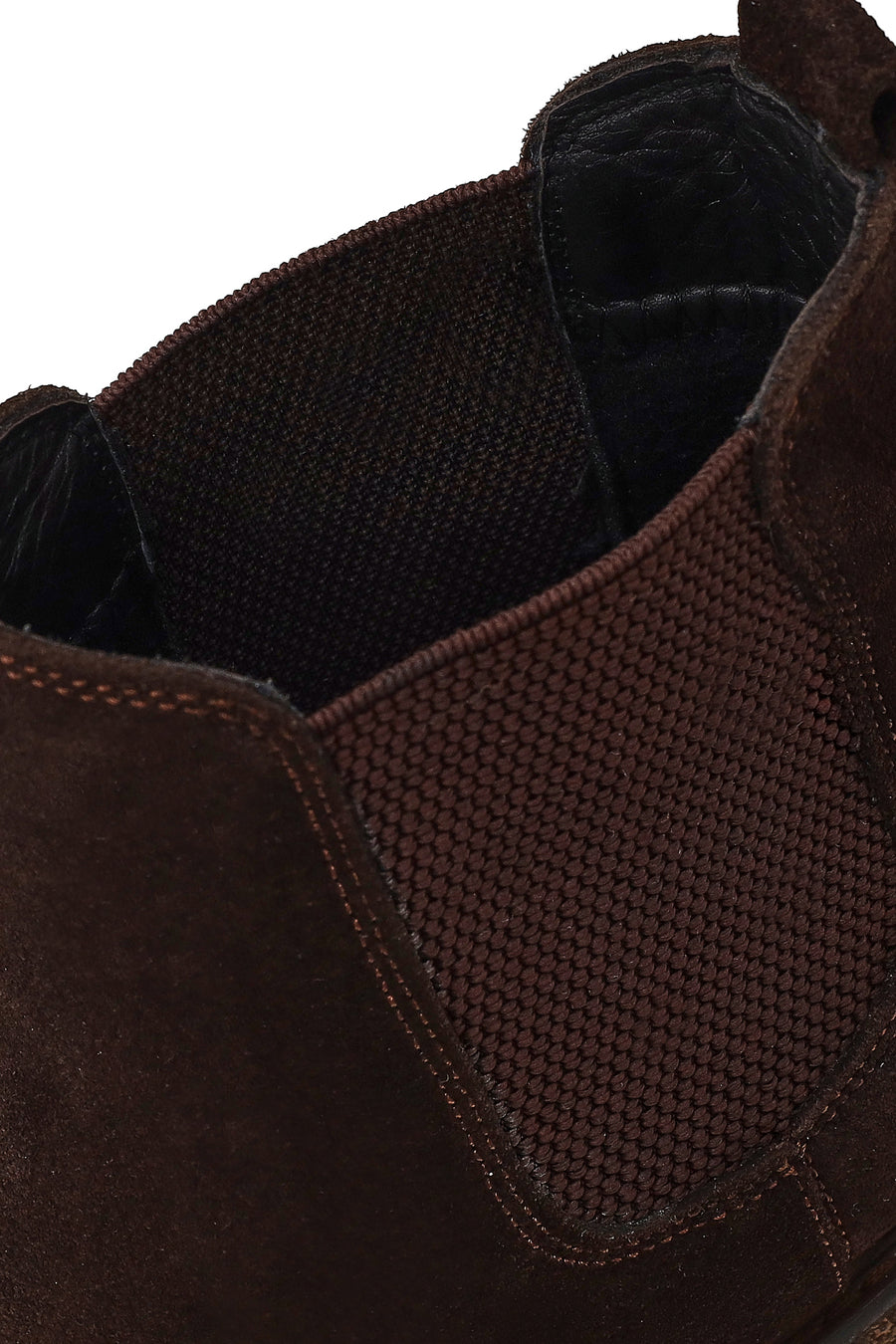 Male Brown Suede Chelsea Boots