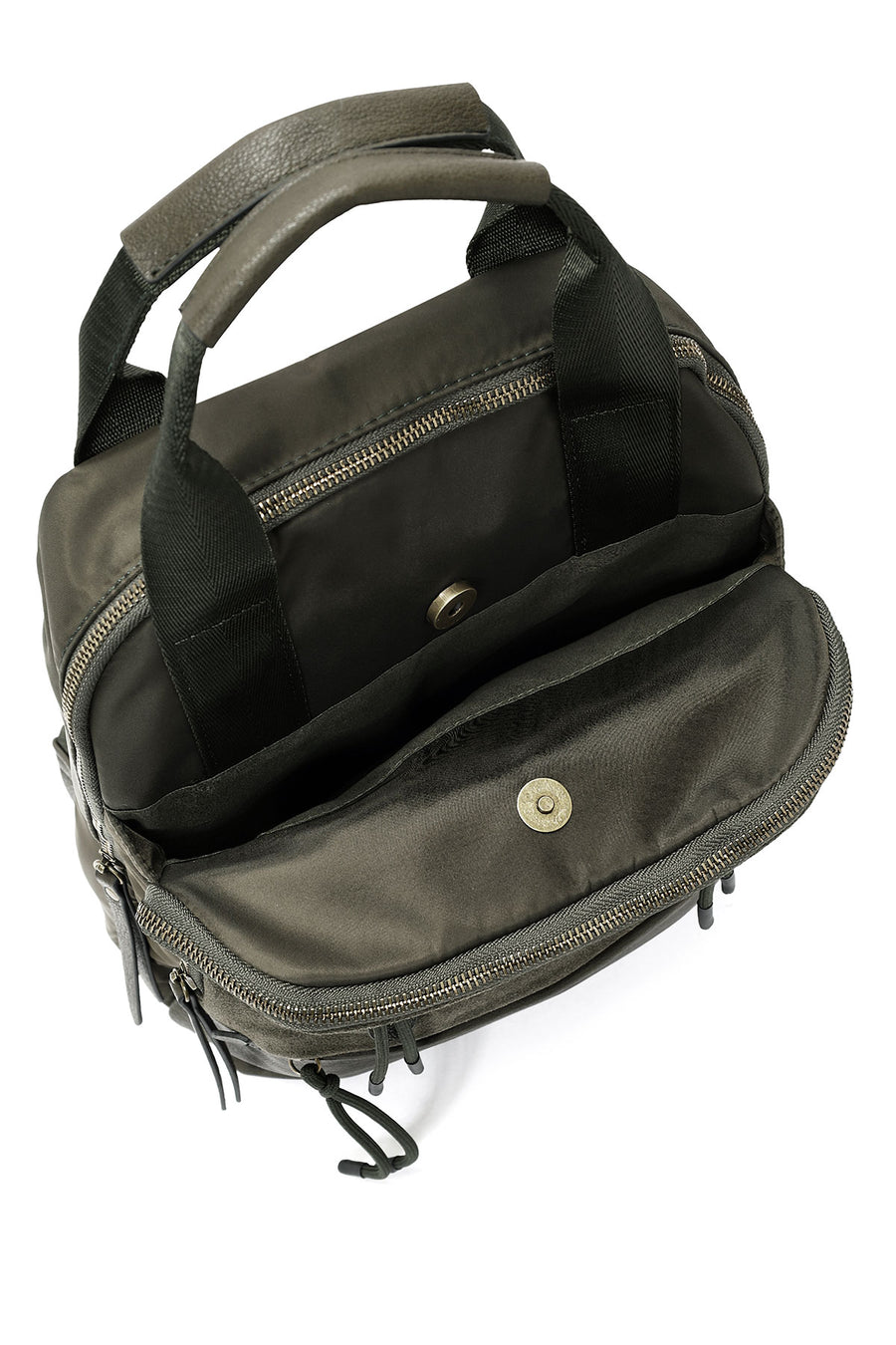 Women's Khaki Suede Backpack