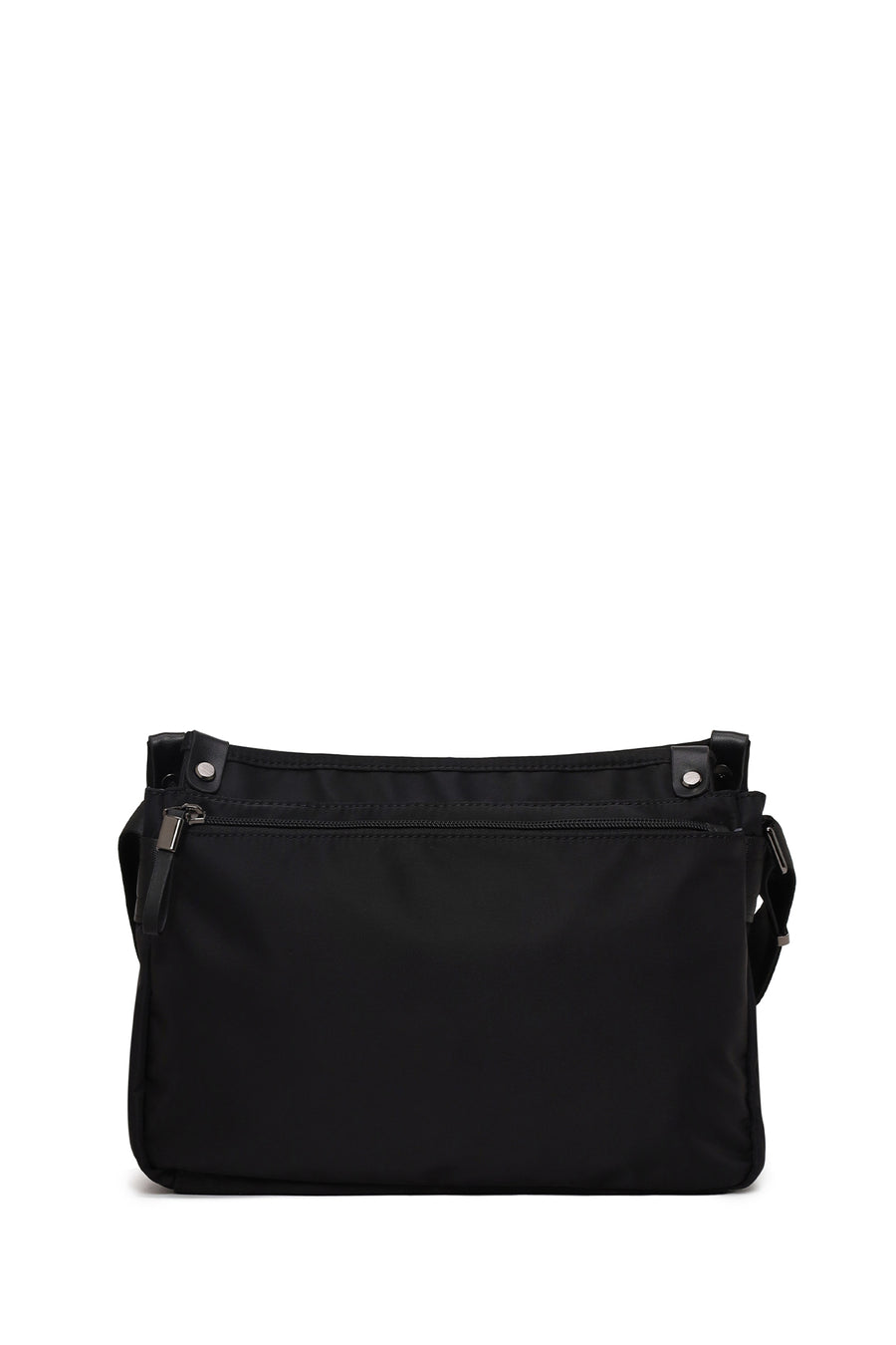 Male Black Fabric Mini Crossbody Bag