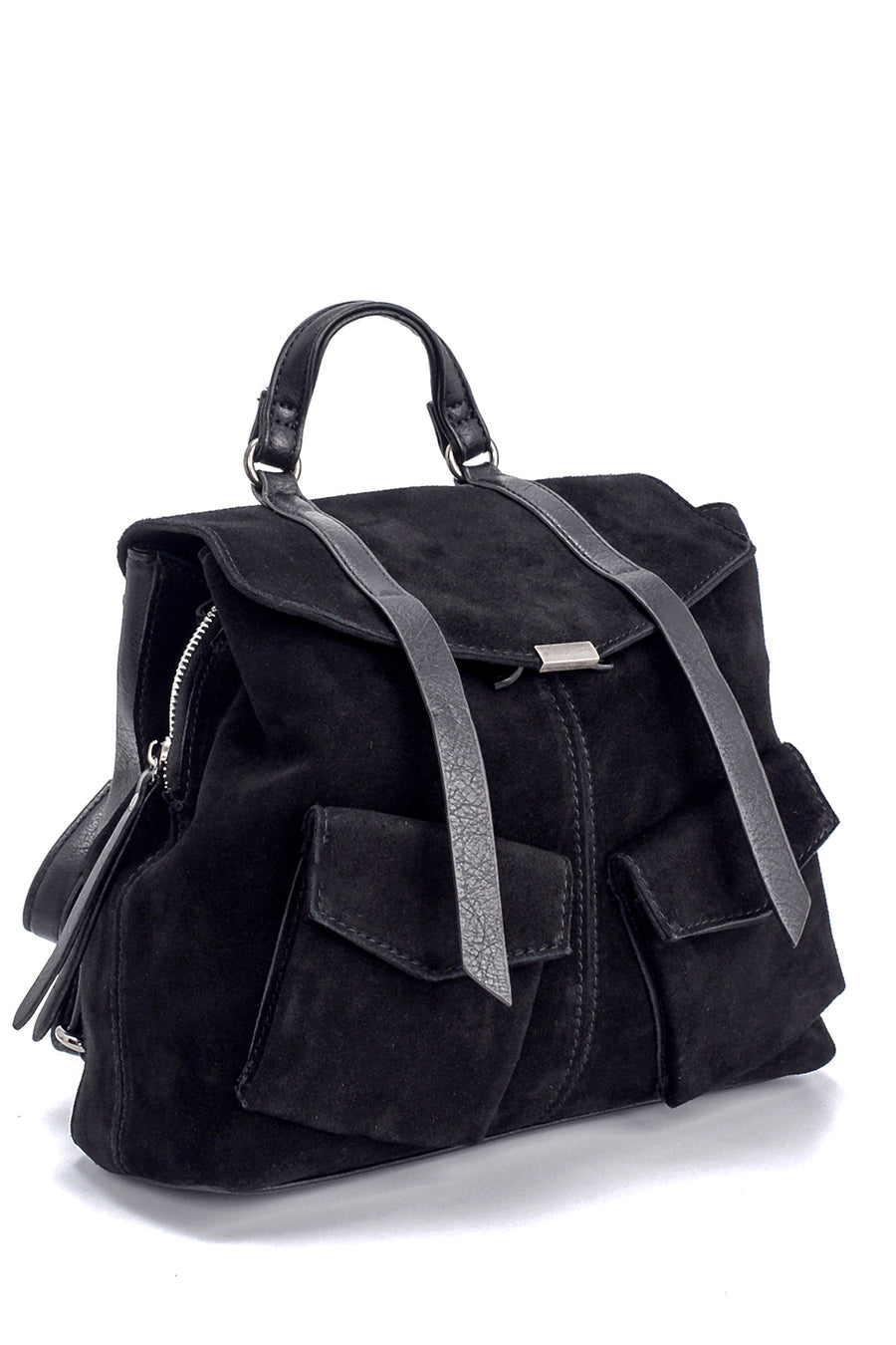 Women's Suede Detailed Backpack