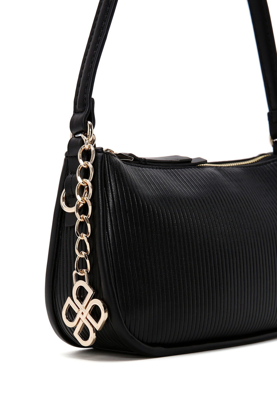 Women's Black Long Strap Shoulder Bag