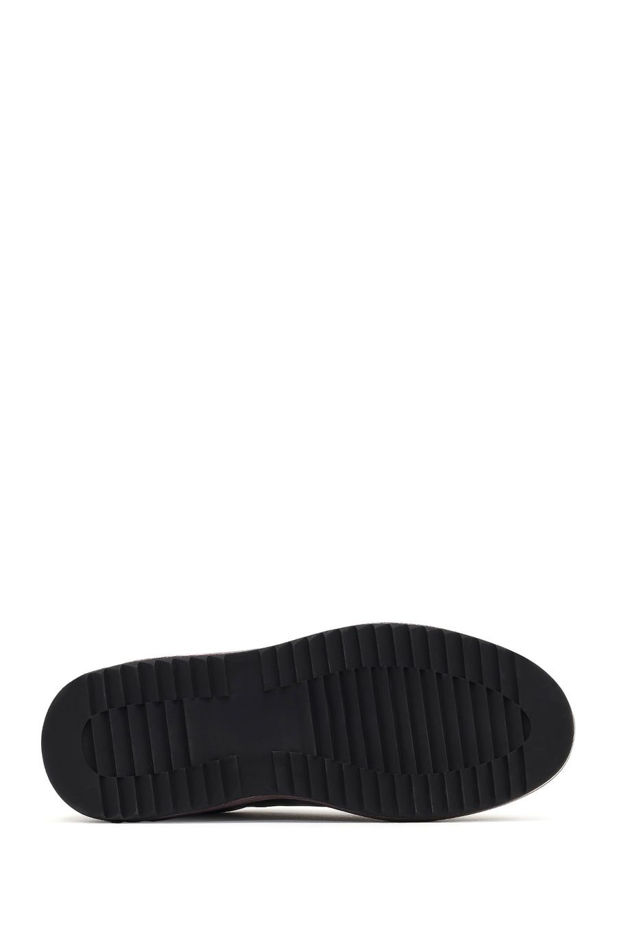 Male Black Lace-Up Leather Sneaker
