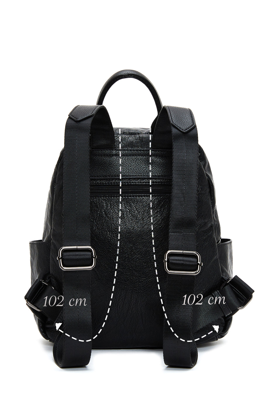 Women's Black Casual Backpack
