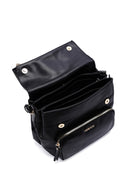 Women's Black Long Strap Crossbody Bag | Derimod