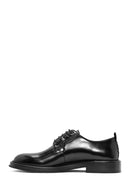 Men's Black Laced Leather Classic Shoes | Derimod