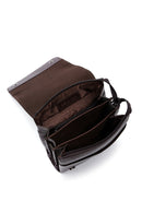 Men's Brown Leather Messenger Bag | Derimod