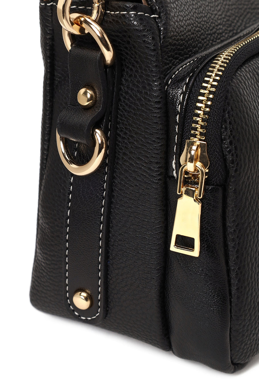 Woman Black Long Strap Shoulder Bag