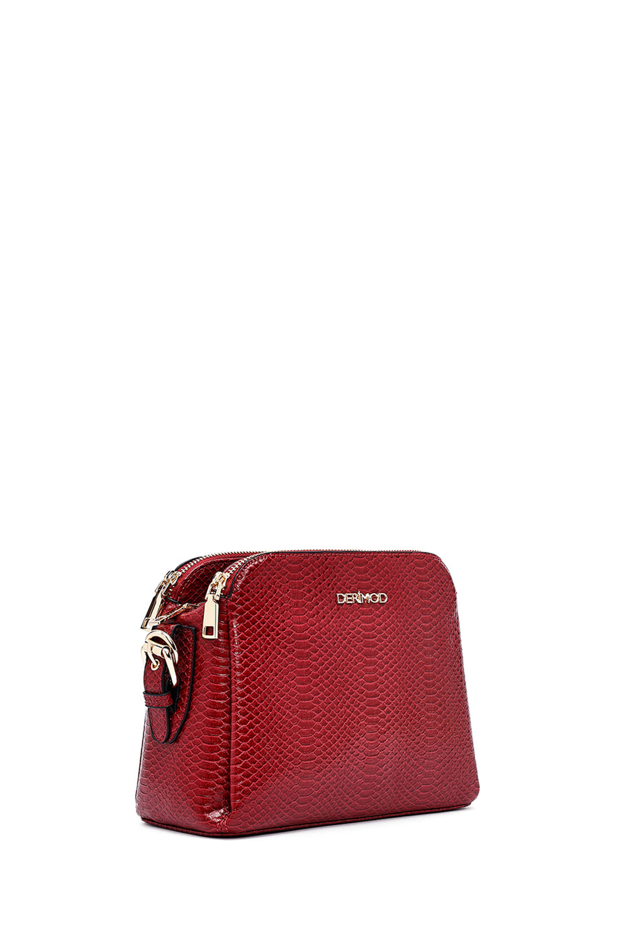 Woman Burgundy Printed Crossbody Bag