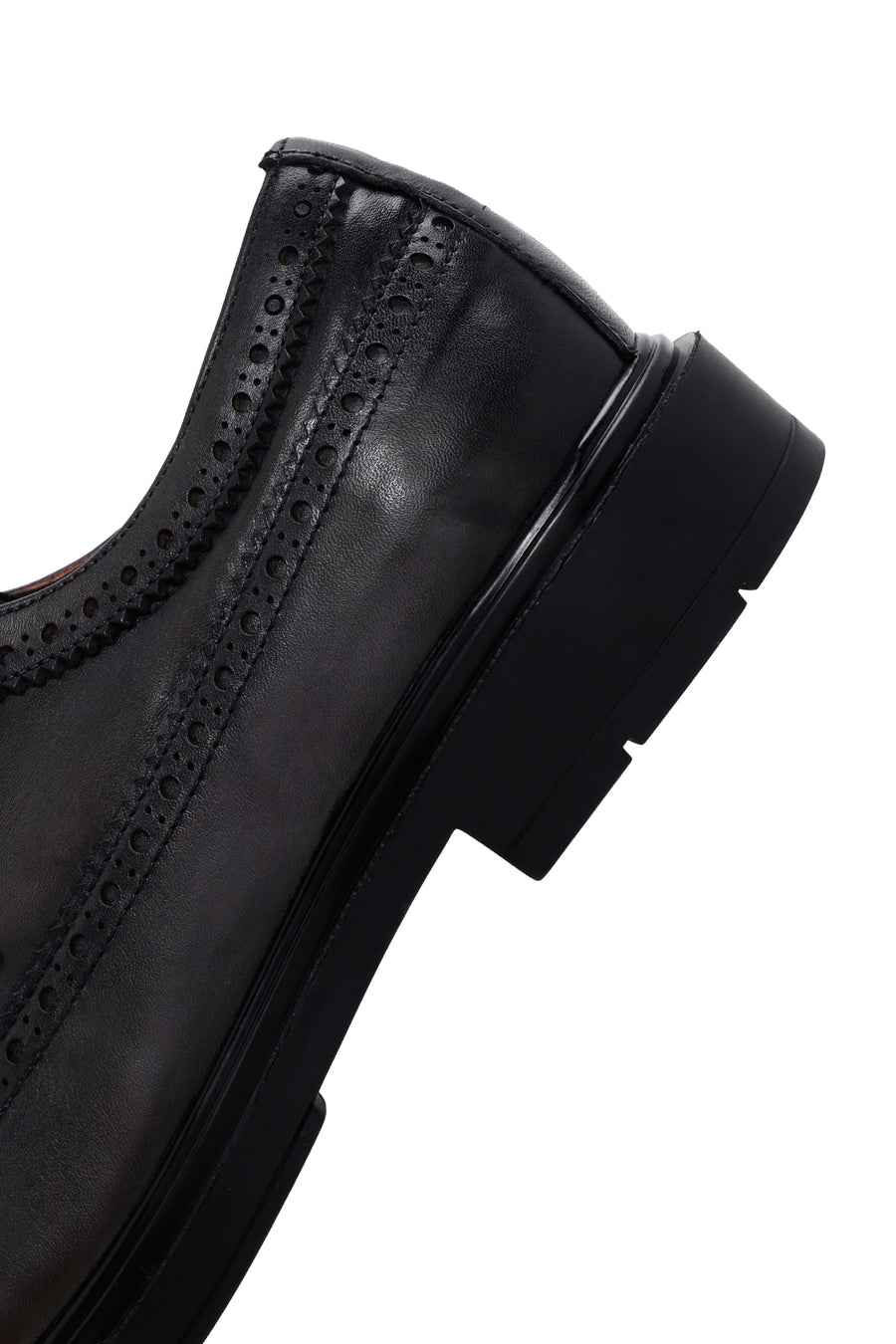 Men's Gray Leather Casual Shoes
