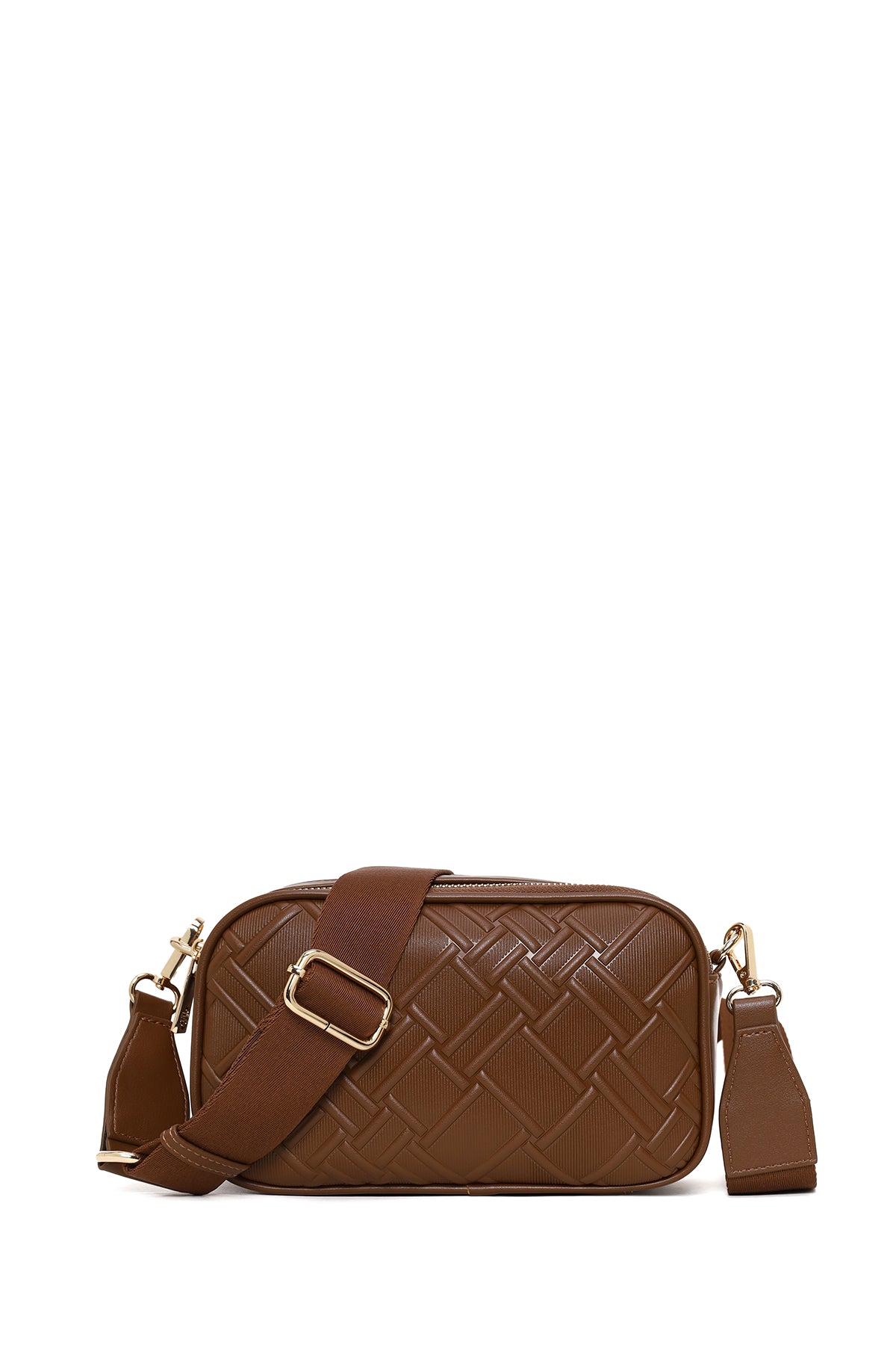 Woman Brown Printed Crossbody Bag 26PBD284026 | Derimod