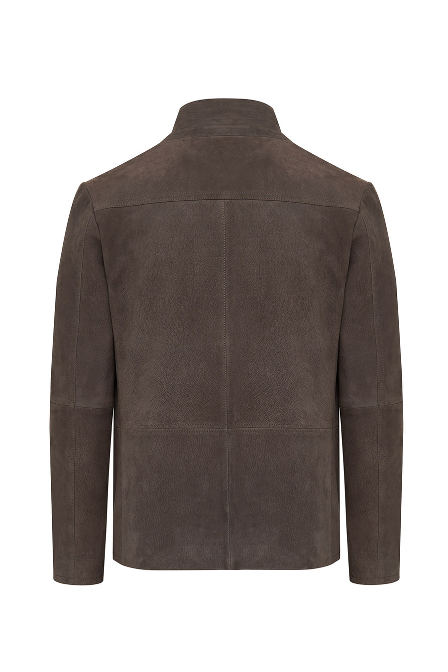 Sacramento Men's Brown Nubuck Leather Jacket