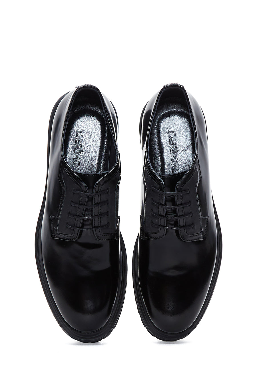 Men's Black Leather Casual Shoes