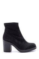 Women's Heeled Silvery Boots | Derimod