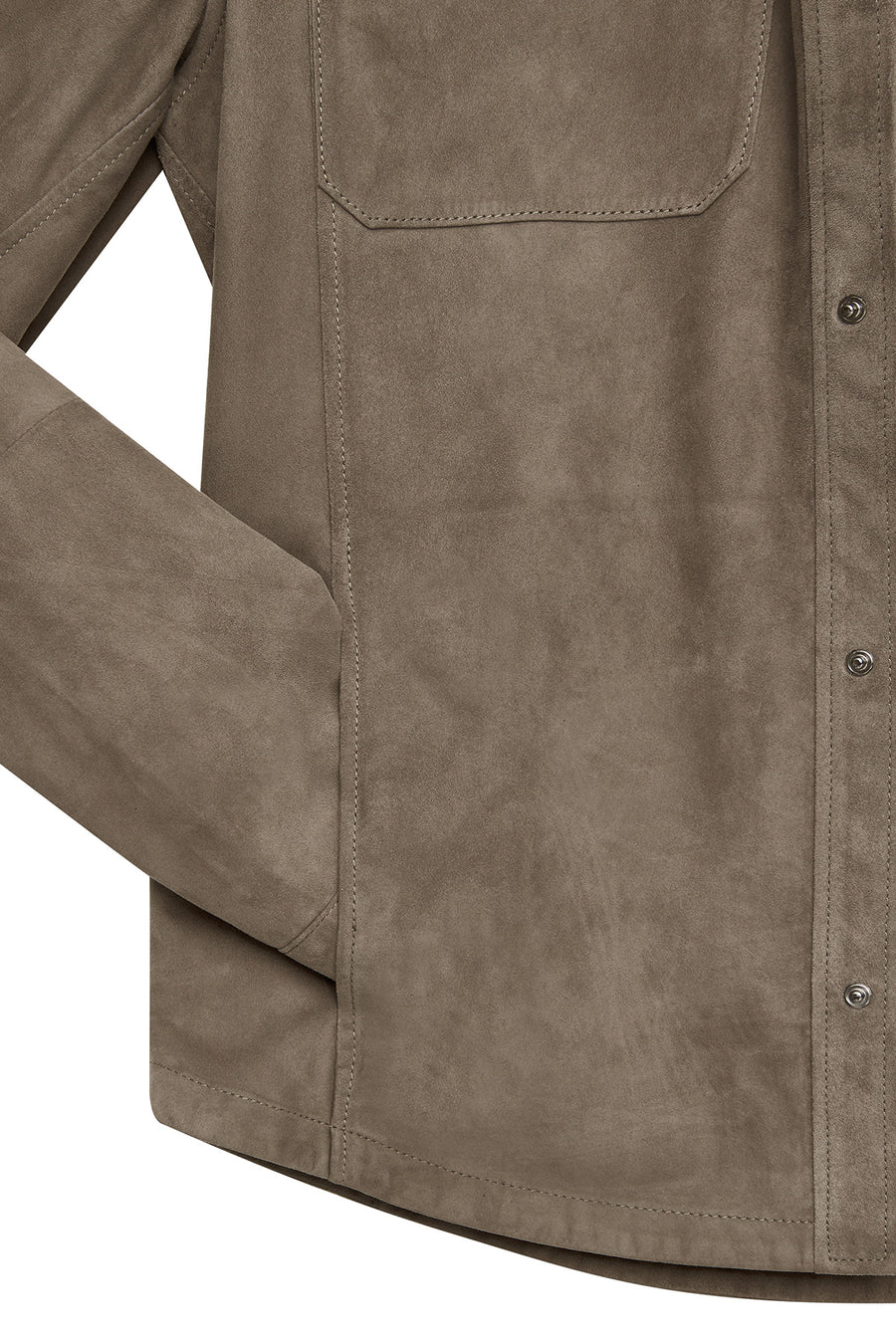 Kroos Men's Mink Suede Leather Jacket